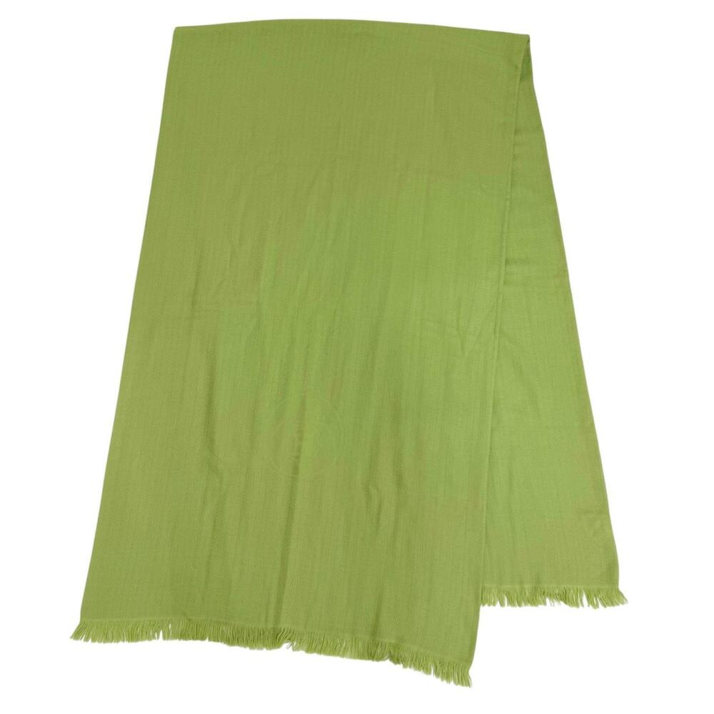 HERMES Green Silk Scarf - Picture 5 of 12